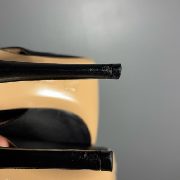 Gianvito Rossi Black Leather Heeled Ankle Boots Size EU 36 - Picture 4 of 10